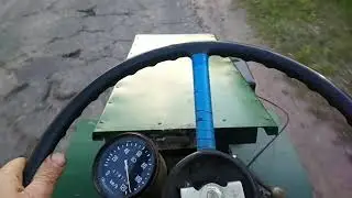 ШОК!!! 120 км.ч на минитракторе.