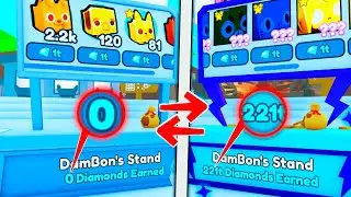 😳*БАГ * КАК НАКРУЧИВАТЬ ГЕМЫ В ТОРГОВОЙ СТОЙКЕ в PET SIMULATOR X ROBLOX 
