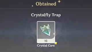 This Gadget gives you 15 Crystal Cores Every week....(genshin impact)