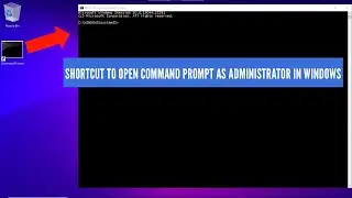 Easily Create a Command Prompt Shortcut with Admin Privileges on Windows