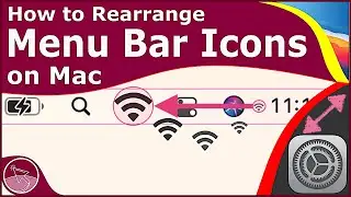 How to Move & Rearrange Icons in the Menu Bar on Mac - macOS Big Sur | 2021