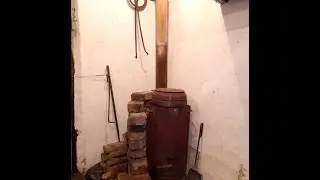 Печь для гаража из газового баллона / Oven for the garage from the gas cylinder.
