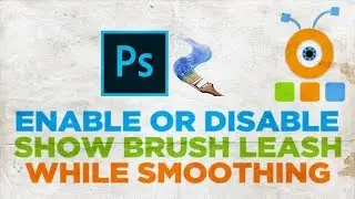 How to Enable or Disable Show Brush Leash While Smoothing in Photoshop