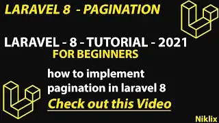 New Pagination in Laravel 8 | Laravel 8 Pagination with Example and Links | Pagination with Example