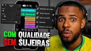 DESCOBRI A MELHOR LIMPEZA DE VOZ DO BANDLAB!! Tenha QUALIDADE gravando no CELULAR