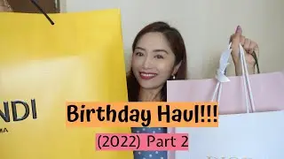 Birthday Haul 2022 (Part 2) feat. Fendi, Kate Spade and more! | ShopaholicSue3