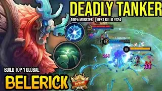 BELERICK BEST BUILD 2024 | BUILD TOP GLOBAL BELERICK GAMEPLAY | MOBILE LEGENDS✓