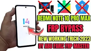 Redmi Note 10 Pro Max FRP Bypass MIUI 14 2023 | Redmi Note 10 Pro FRP |FRP Redmi Note 10 Pro MIUI 14