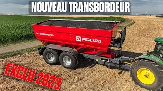 ⚠EXCLU : le NOUVEAU TRANSBORDEUR PERARD à la MOISSON du COLZA 2023 ! 😎