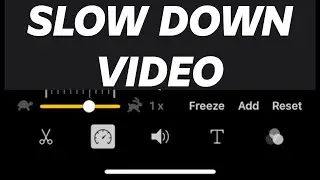 How to Slow Down or Speed Up a Video on iPhone