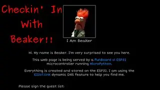 Checking in on Beaker's ESP32 Server