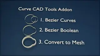 Curve CAD Tools Addon - Blender 2.8