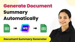 How to Generate Document Summary using Writesonic - Document Summary Generator