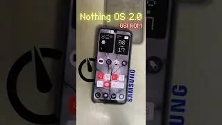 Nothing OS 2.0 install on Samsung Phone! #shorts