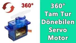 360° Tam Tur Dönebilen Servo Motor - İleri Geri