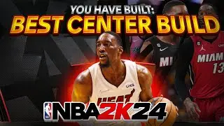 BEST CENTER BUILD 2K24! BAM ADEBAYO BUILD NBA 2K24!