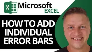 How to Add Individual Error Bars in Excel | Excel Tutorial 2024