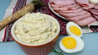 БІЛИЙ Соус з ХРОНОМ. Татарський соус. Білий хрін