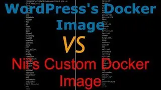 Docker 101: Looking at WordPress' Docker Image and Comparing it to My Custom Docker Image