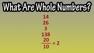 What Are Whole Numbers In Math Explained - Examples Of Whole Numbers - What Is A Whole Number?