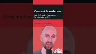 Content Translation & SEO: A Beginner's Guide #shorts #seo