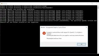 Blender Graphics Fix - A Simple Way to Fix Unsupported Graphics