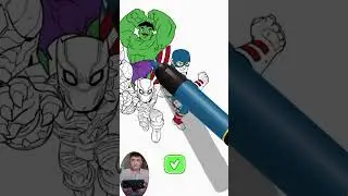 Color Paint ASMR Skibidi toilet  titan speaker man colouring super squid game Drawing in#shorts#2023