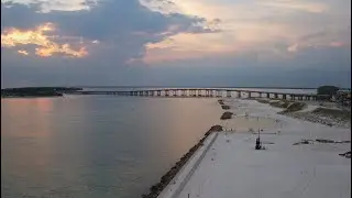 Last Minute Showers Block Sunset Over Destin Bridge