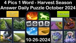 4 Pics 1 Word - Harvest Season - 26 October 2024 - Answer Daily Puzzle + Bonus Puzzle #4pics1word