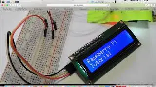 25   Raspberry Pi Drive i2c LCD Screen 16x2