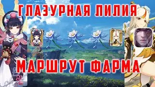 ГЛАЗУРНАЯ ЛИЛИЯ. ПРОКАЧКА ЮНЬ ЦЗИНЬ/НИН ГУАН. МАРШРУТ ФАРМА [Genshin Impact 2.6]
