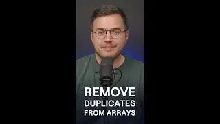 JavaScript Tips: Remove Duplicates in Arrays #shorts