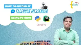 How to Automate💡 Facebook Messenger 🤖 using Python in Pycharm IDE | PyAutoGUI   Library  [தமிழில்]