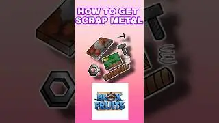 HOW TO FARM SCRAP METAL IN BLOX FRUIT #roblox #bloxfruits #shorts