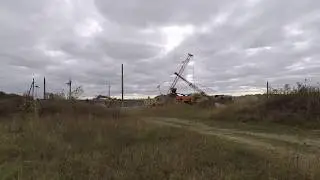 Искускуственое озеро.Добыча песка методом гидронамыва .