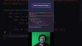 JavaScript Password Generator in 60 Seconds