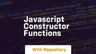 javascript constructor functions