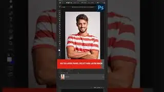 Photoshop CC 2021 | How to Circle Crop Images in Adobe Photoshop CC 2021 #shorts