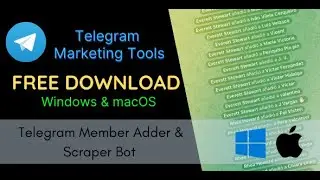 How To Add Unlimited Telegram Member To Your Group and Channel FREE DOWNLOAD 2022 | Windows & macOS