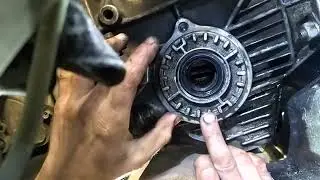 АКПП SUBARU замена сальников полуосей и регулировка переднего редуктораю. Дифференциал.