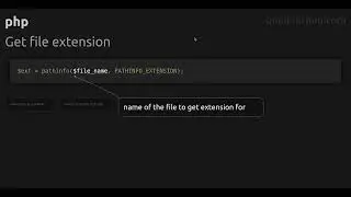 Get file extension