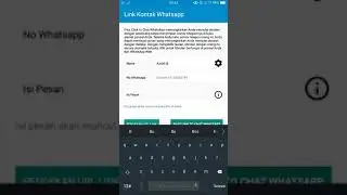 Tutorial Link Kontak WhatsApp