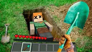Minecraft in Real Life POV ALEX in GRAVE Realistic Minecraft Texture Pack