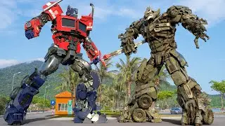 Transformers: Rise of The Beasts - Optimus Prime vs Megatron Final Fight | Paramount Pictures [HD]