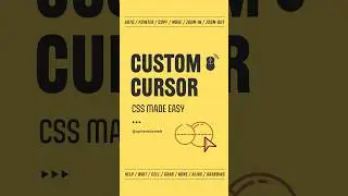 Unleash Creativity Using CSS Custom Cursors