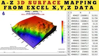 How I Create 3D Surface Map in Minutes || Start to Finish || 