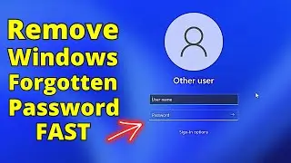 Reset Windows 11 /10  Password Without Losing Data || Remove Any Windows Login Password
