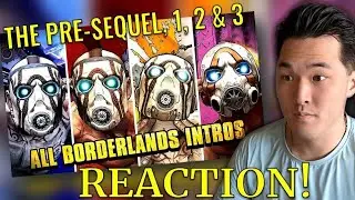 Borderlands All Intros Reaction! | The Pre-Sequel, 1, 2 & 3 | Marine Officer Reacts