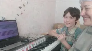 Обучение игре на фортепиано по программе Софт Моцарт. Занятие 2.