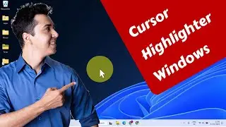 Cursor highlighter Windows | how to highlight mouse pointer with yellow circle | Free download